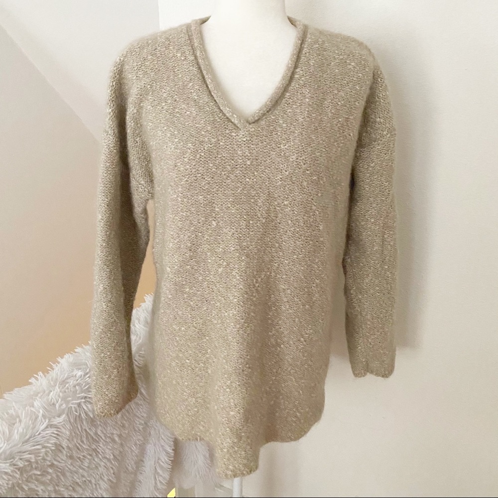 Eileen Fisher Mohair and Aplaca Thick Sweater